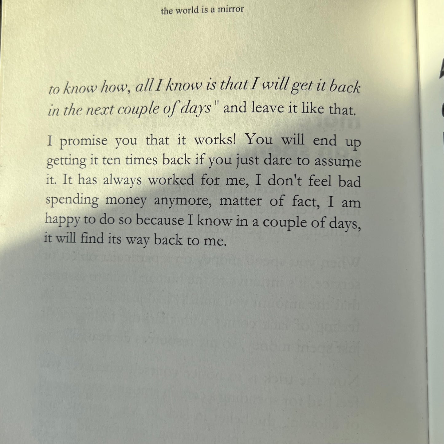 The World is a Mirror