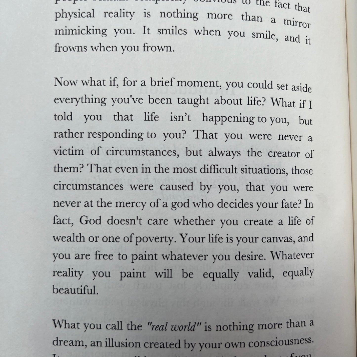 The World is as You Are