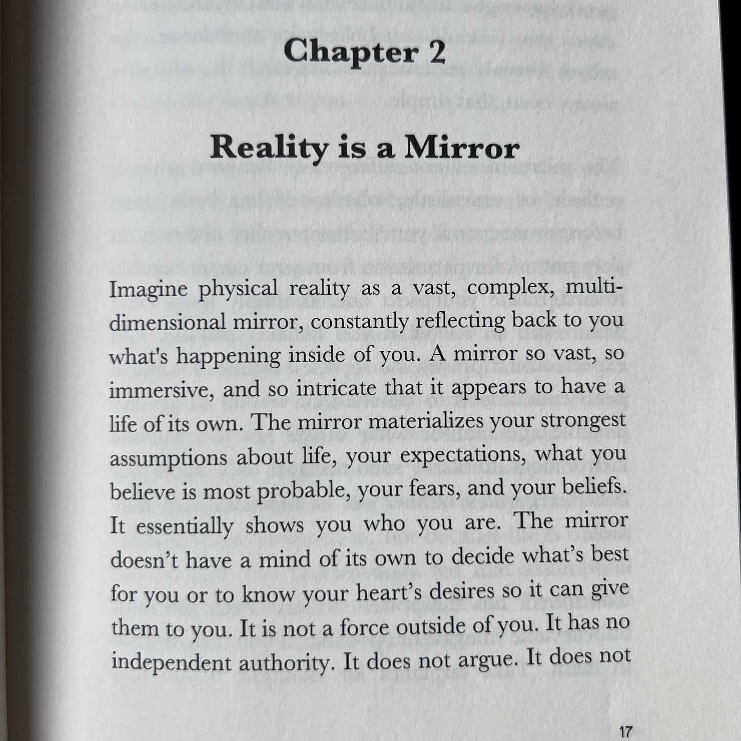 The World is as You Are