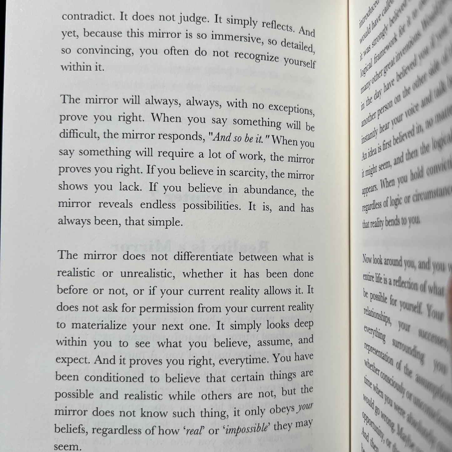 The World is as You Are