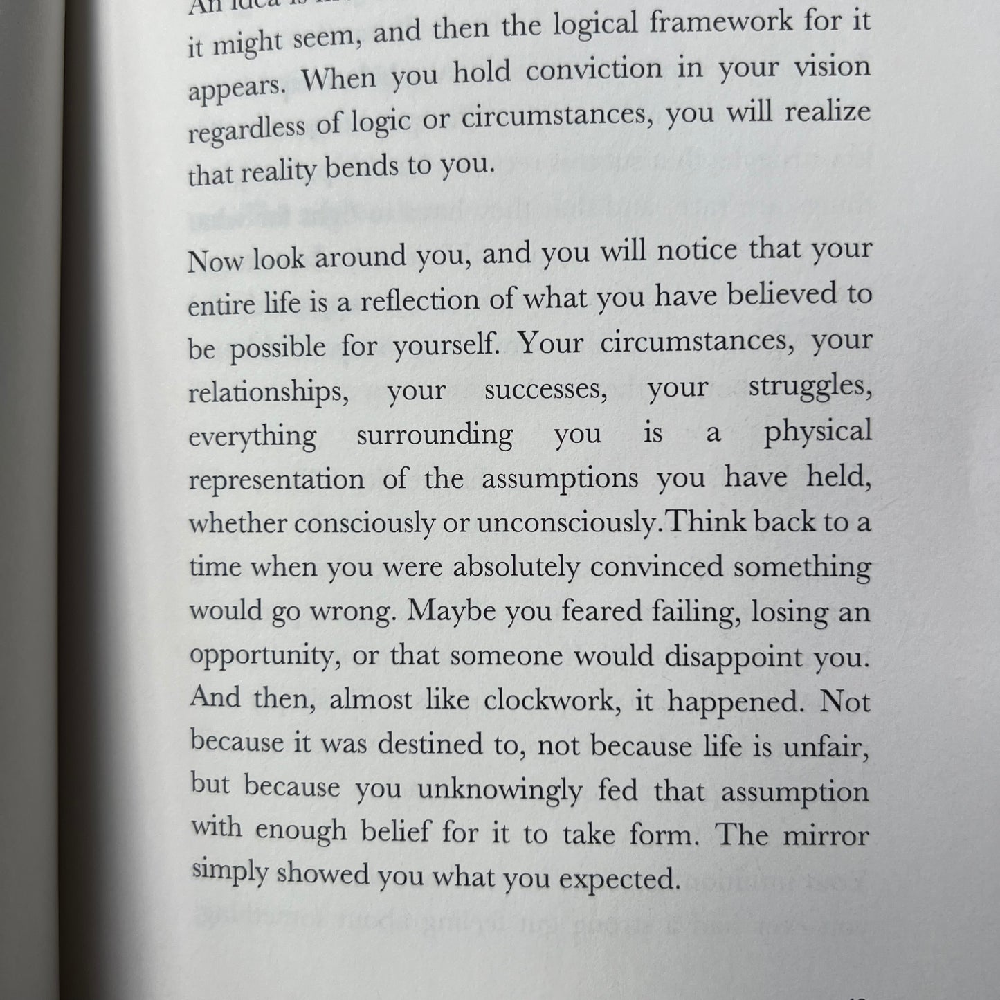 The World is as You Are