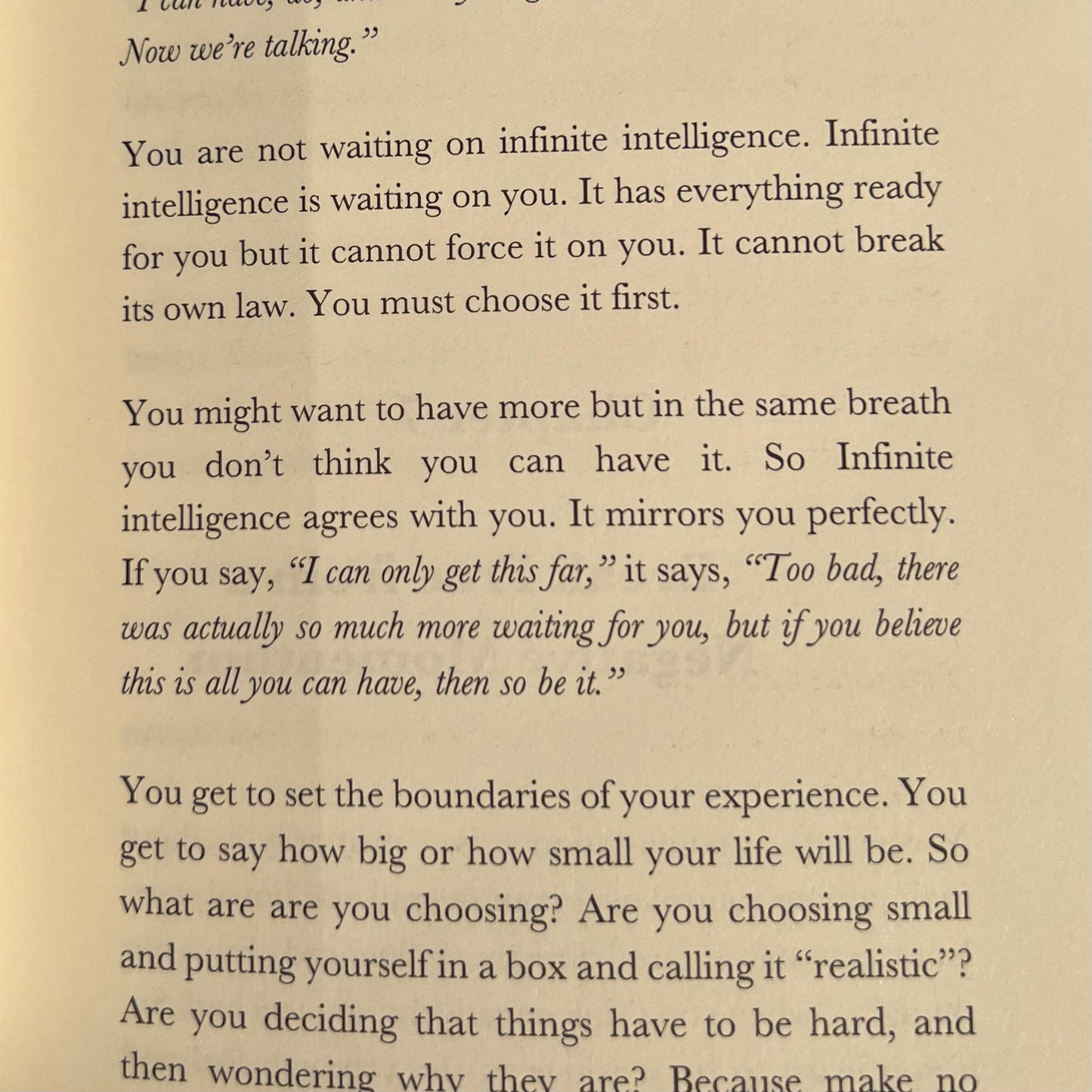 The World is as You Are