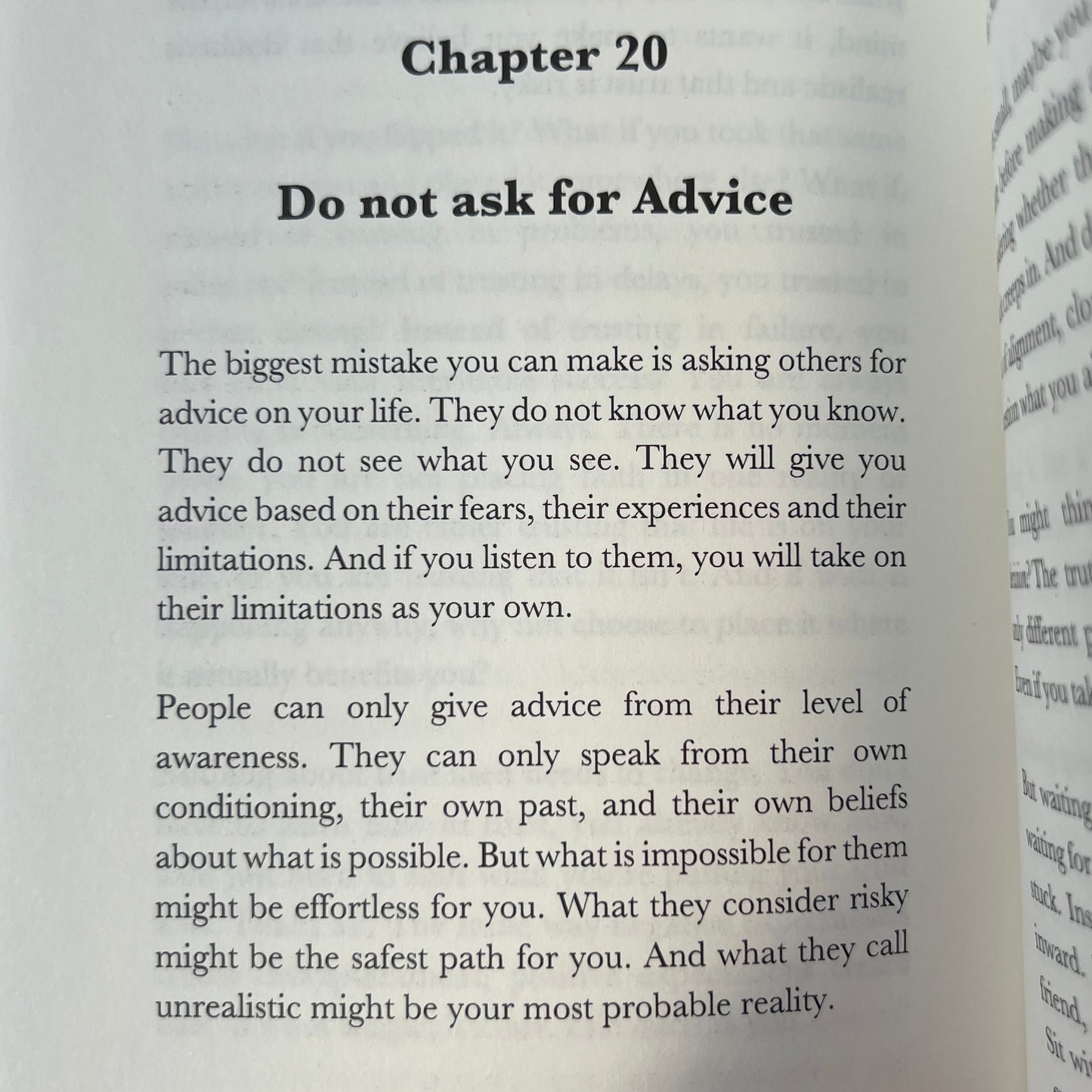 The World is as You Are